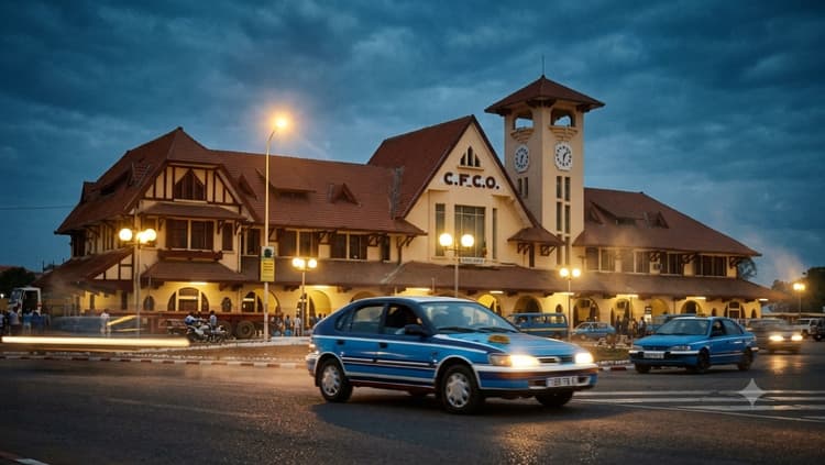 Autocar Nzoko sur la route